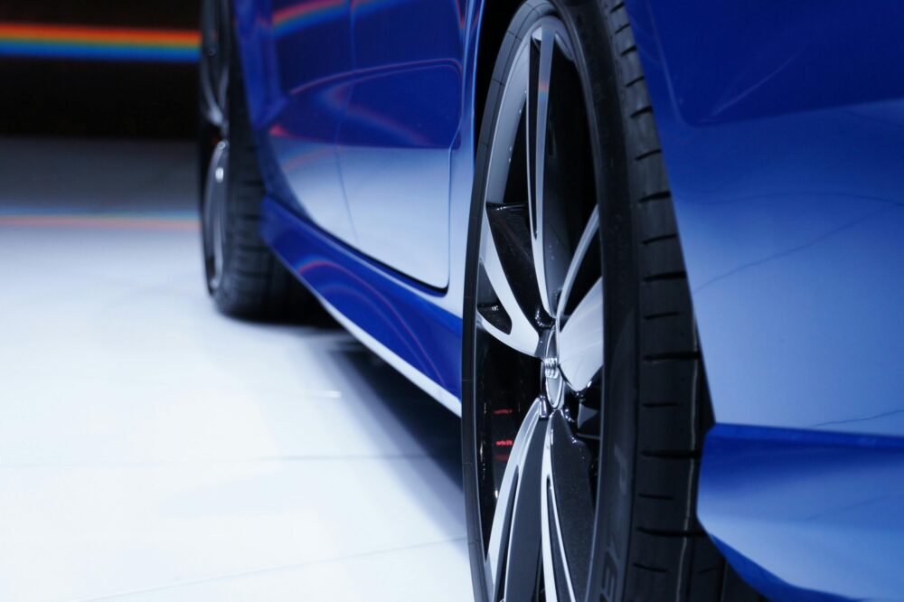 Schone blauwe Audi